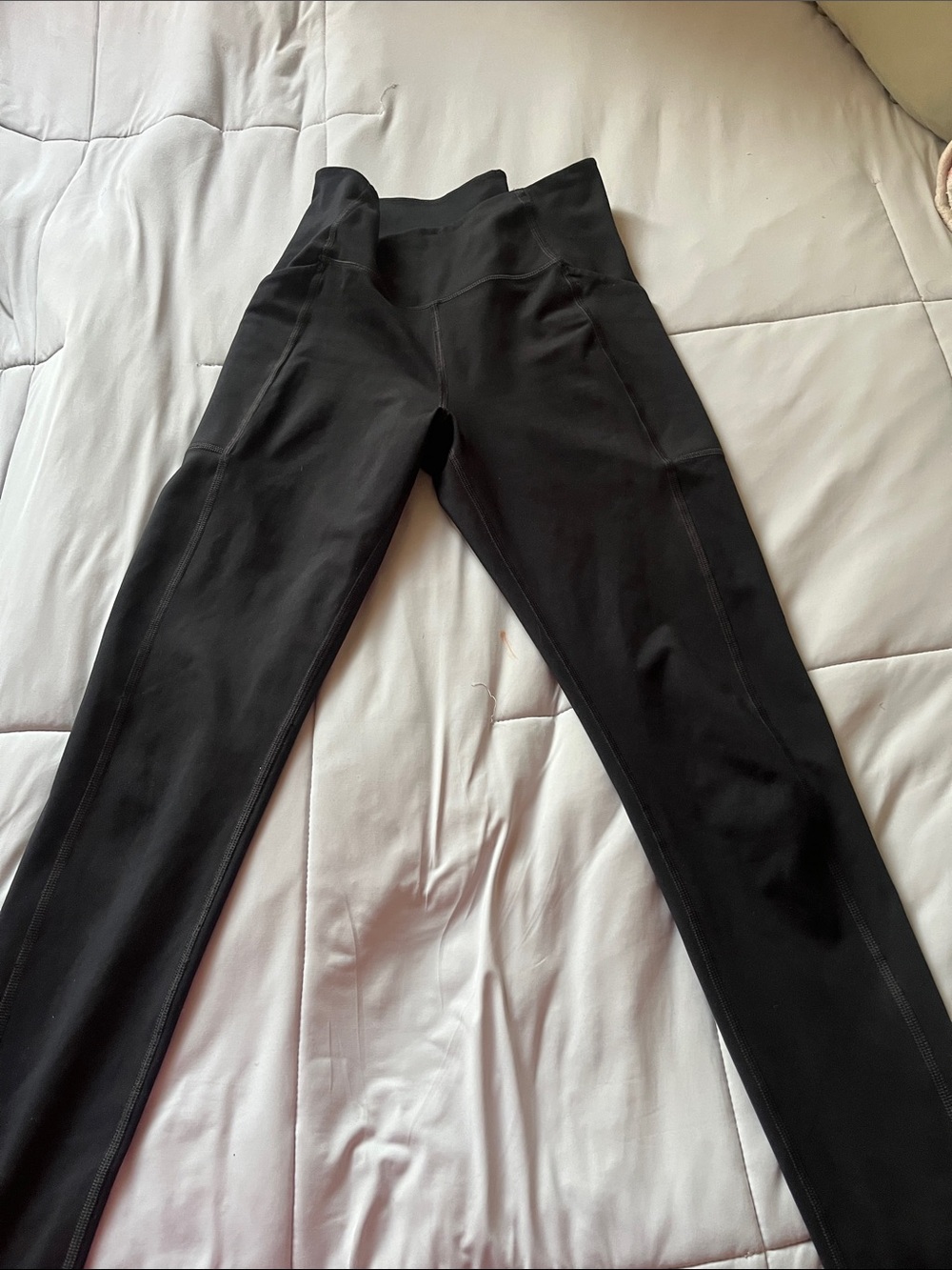 girlfriend collective Black High-Rise Pocket Leggings